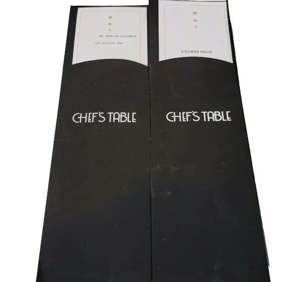 Royal Caribbean Paper Ephemera Lot of 2 Chef's Table Menu + Coca Cay Map - Picture 3 of 3